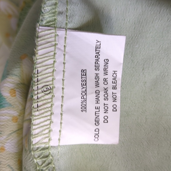 Hello Molly ⚜️ Floral High Low Dress - Green and Yellow - Picture 9 of 15